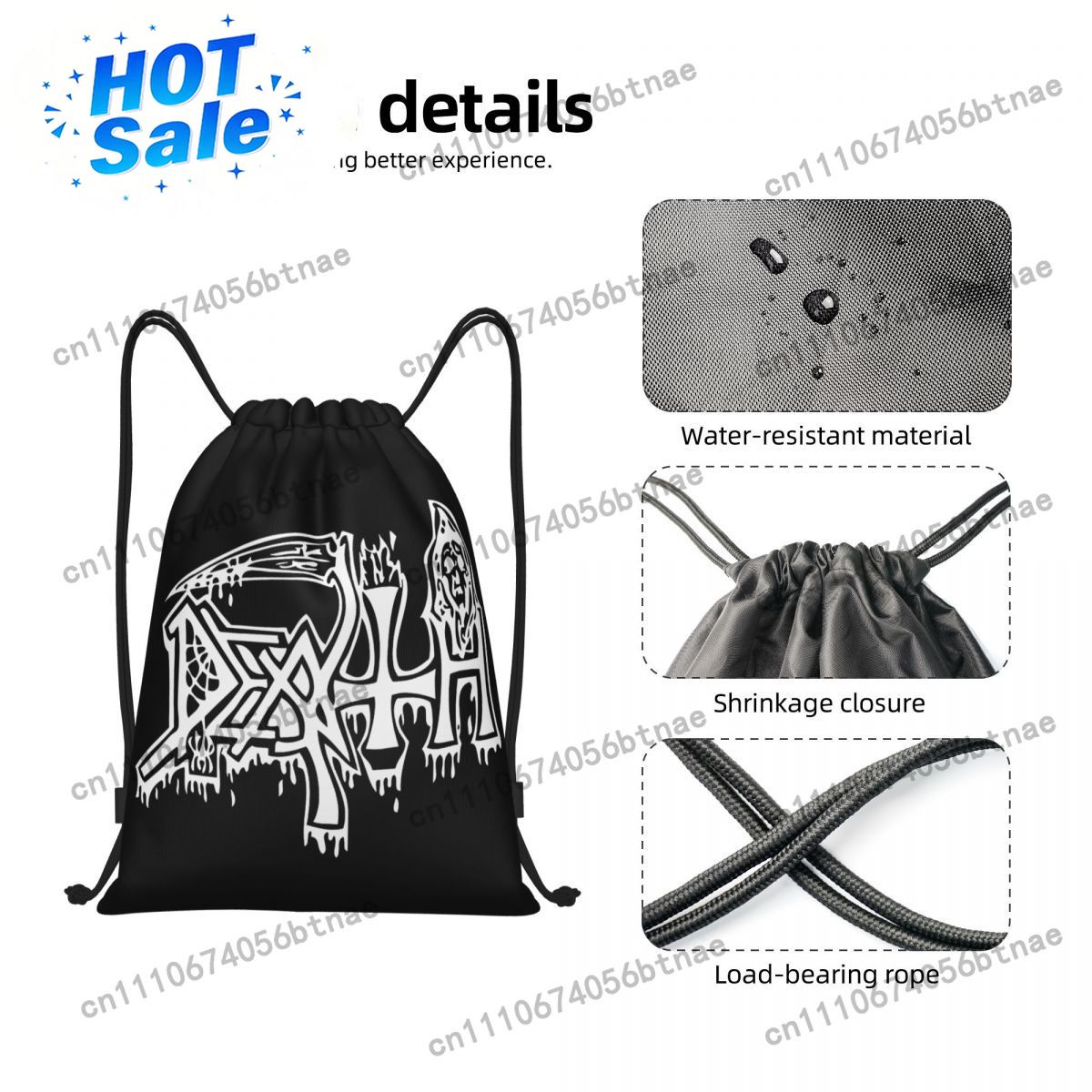 Sac à dos à cordon de serrage  - Drawstring Gym Bag avis et prix