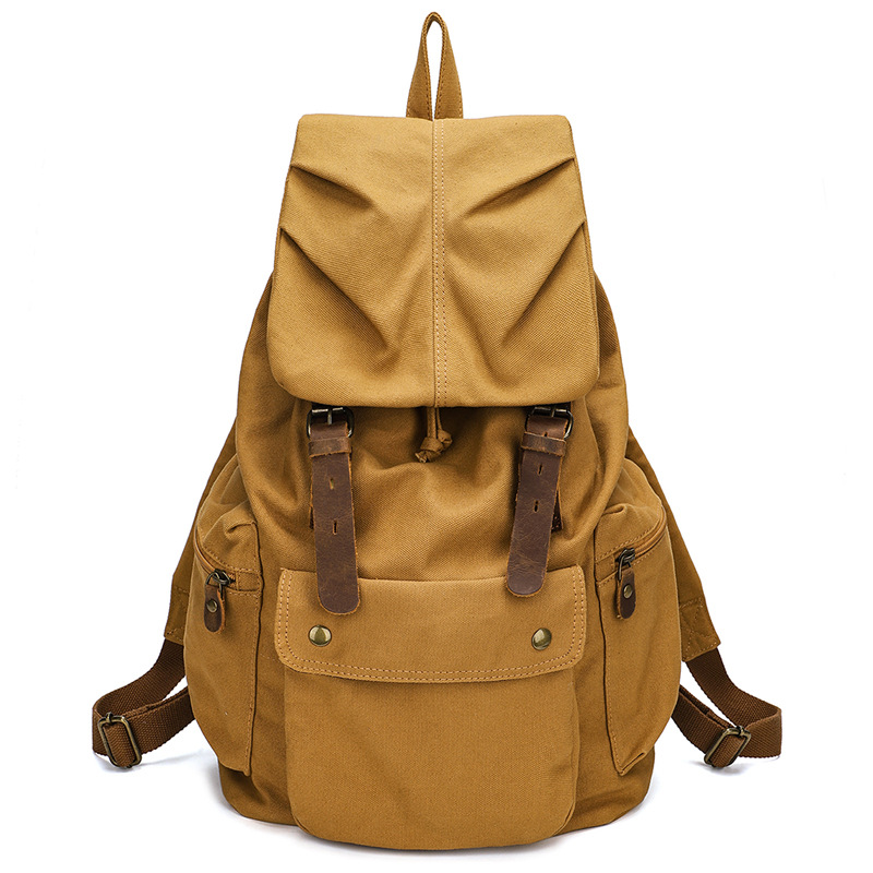 Sac à dos en toile grande capa - Canvas Backpack Casual avis et prix