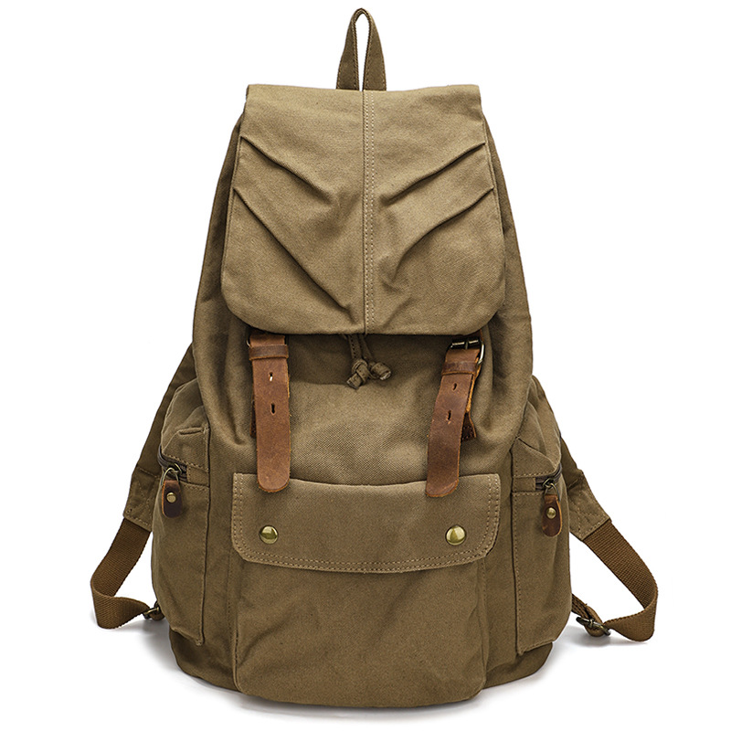 Sac à dos en toile grande capa - Canvas Backpack Casual avis et prix