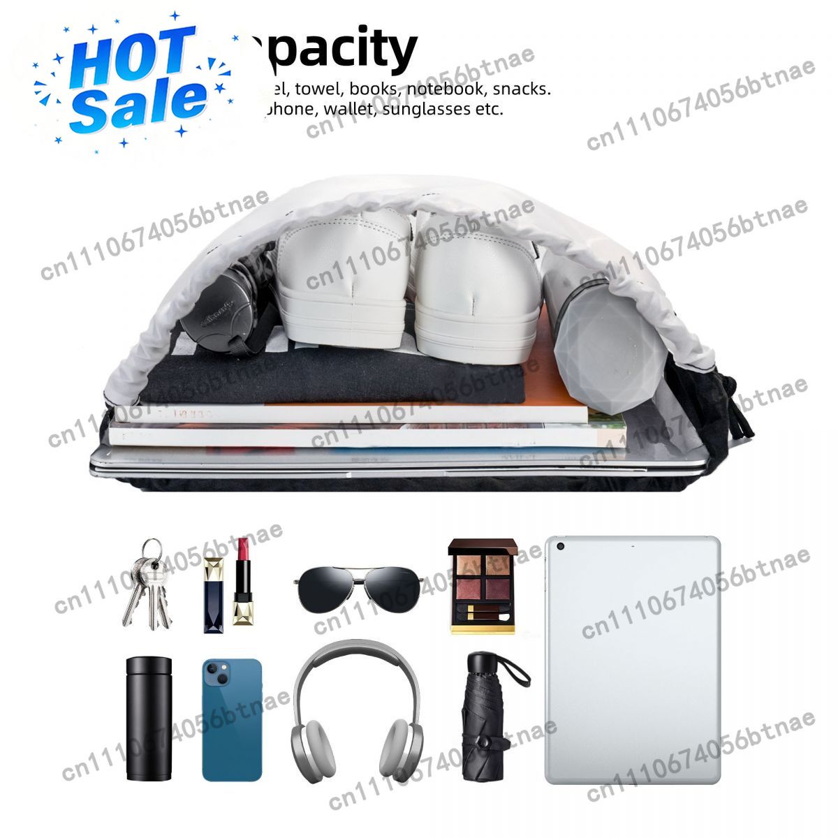 Sacs à cordon personnalisés Vi - Drawstring Gym Bag avis et prix
